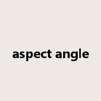 aspect angle是什么意思
