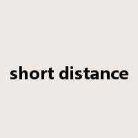 short distance是什么意思