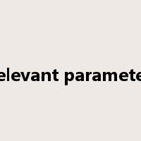 relevant parameter是什么意思
