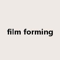 film forming是什么意思