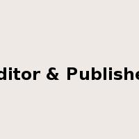 Editor & Publisher是什么意思