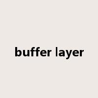 buffer layer是什么意思