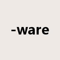-ware是什么意思