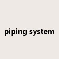 piping system是什么意思