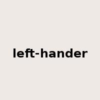 left-hander是什么意思