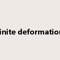 finite deformation是什么意思