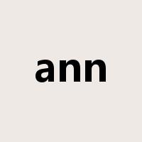 ann是什么意思