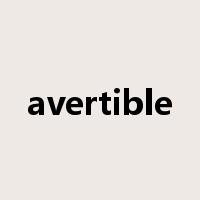 avertible是什么意思