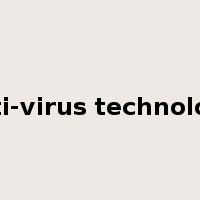 anti-virus technology是什么意思