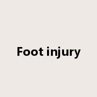 Foot injury是什么意思