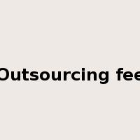 Outsourcing fee是什么意思