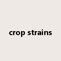 crop strains是什么意思