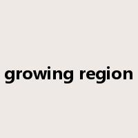 growing region是什么意思