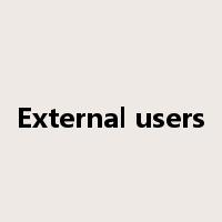 External users是什么意思