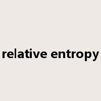 relative entropy是什么意思