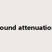sound attenuation是什么意思