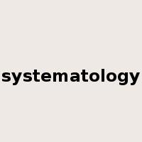 systematology是什么意思