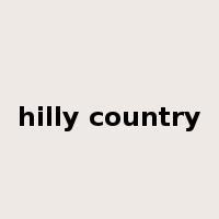 hilly country是什么意思