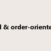 one-of-a-kind & order-oriented production是什么意思