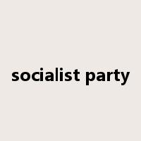 socialist party是什么意思