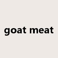 goat meat是什么意思