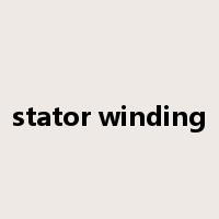 stator winding是什么意思