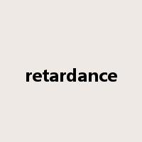 retardance是什么意思