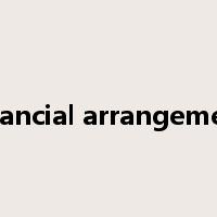 financial arrangement是什么意思