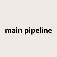 main pipeline是什么意思