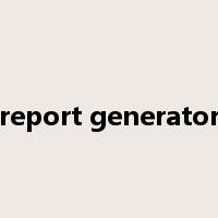 report generator是什么意思