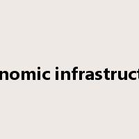 economic infrastructure是什么意思