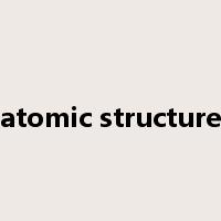 atomic structure是什么意思