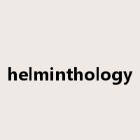 helminthology是什么意思