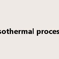 isothermal process是什么意思