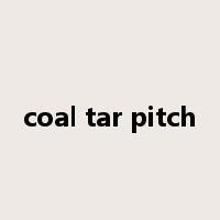 coal tar pitch是什么意思