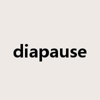 diapause是什么意思
