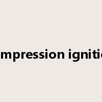 compression ignition是什么意思