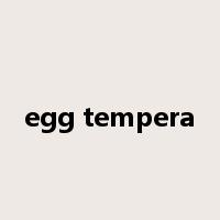 egg tempera是什么意思
