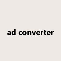 ad converter是什么意思