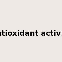 Antioxidant activity是什么意思