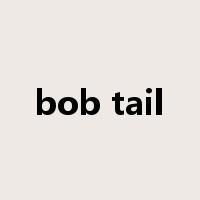 bob tail是什么意思