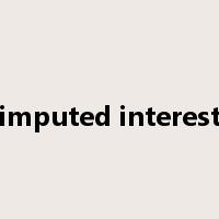 imputed interest是什么意思