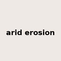 arid erosion是什么意思