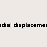 radial displacement是什么意思