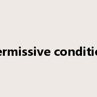 permissive condition是什么意思