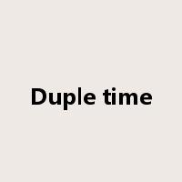 Duple time是什么意思