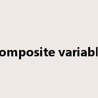 composite variable是什么意思