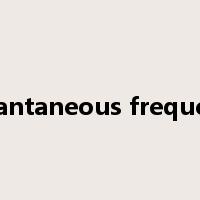 instantaneous frequency是什么意思