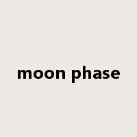 moon phase是什么意思