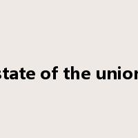 state of the union是什么意思